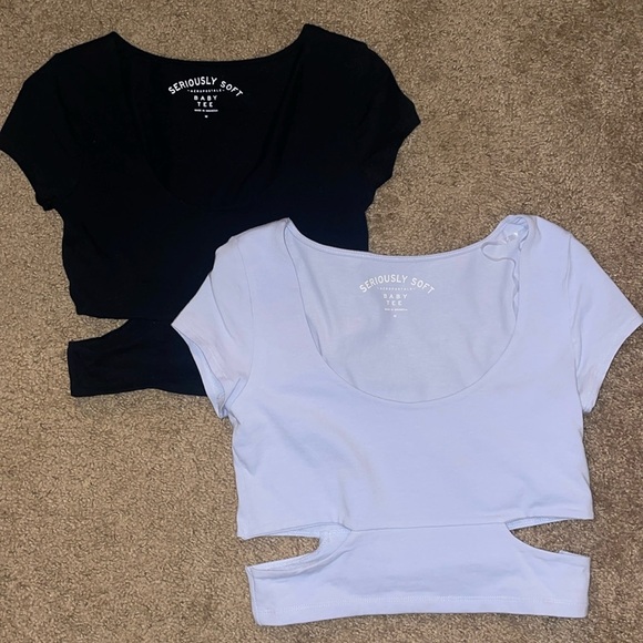 2 “Baby Tee” Tops - Picture 1 of 3